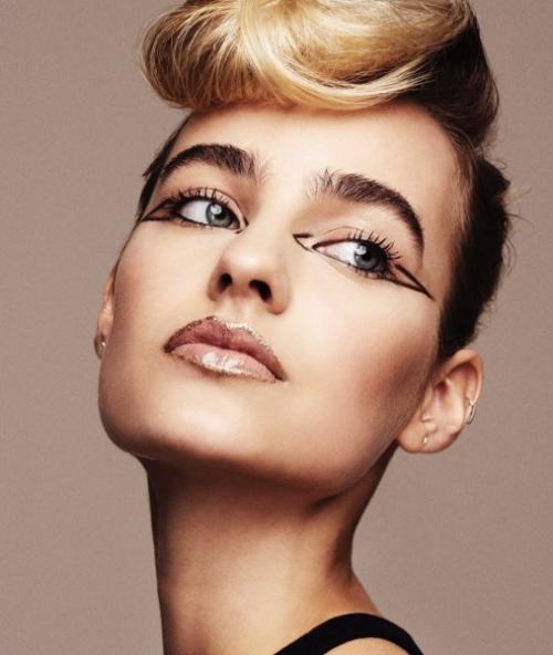 Стрелки для разных форм глаз. Как по линейке: учимся рисовать стрелки на глазах