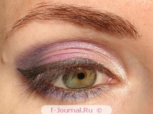 Вертикальная техника макияжа глаз. Простой макияж глаз в вертикальной технике (фото)
