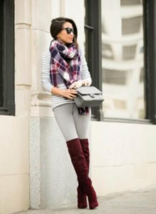 Какие преимущества имеют замшевые ботфорты. С чем носить замшевые ботфорты