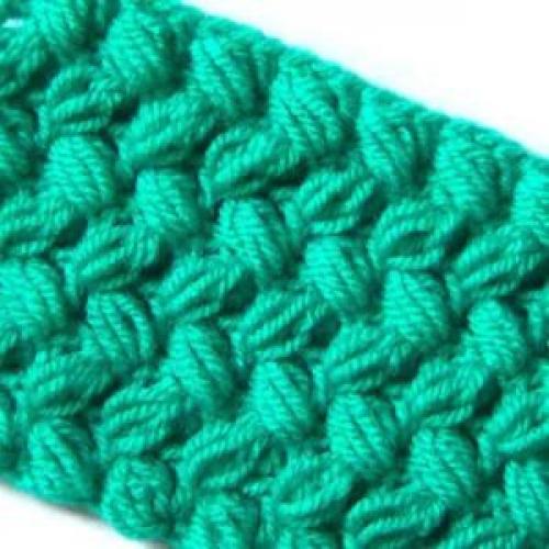 Шапка крупной вязки крючком. Объемная шапка крючком