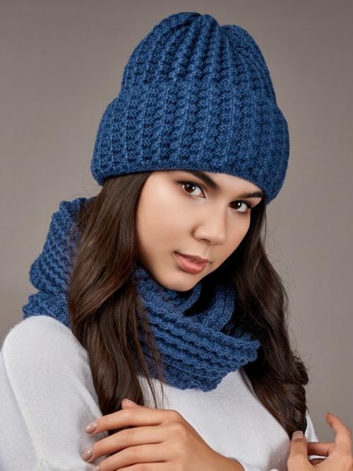 Вязание шапок спицами схемы современные модели. Шапки вязаные спицами — новинки 2022 года для женщин