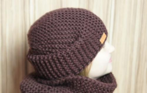 Объемные шапки крупной вязки схемы. Небрежно, практично и стильно — шапка beanie. Учимся ее вязать!