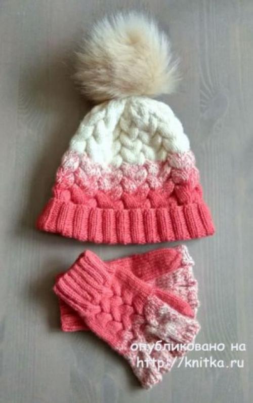 Шапка с косами спицами описание. Вяжем спицами красивые и модные шапки с косами, подборка схем