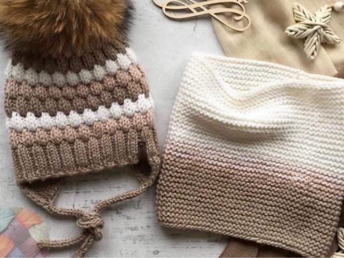 Детская шапка спицами. Шапка девочке спицами – когда ушки в тепле