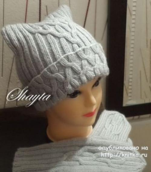 Шапка с косами спицами описание. Вяжем спицами красивые и модные шапки с косами, подборка схем