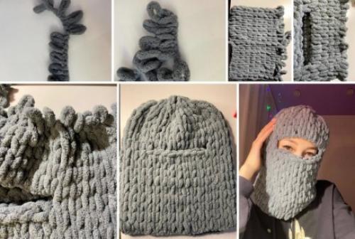 Шапка из пряжи ализе. Вяжем балаклаву спицами, подборка схем и описаний