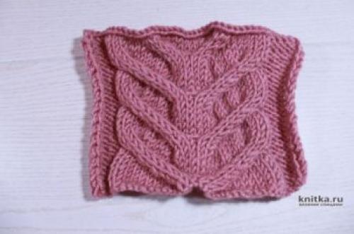 Объемный узор для шапки спицами. Большая подборка схем и описаний объемных узоров спицами