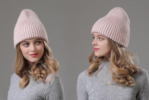 Шапка-бини спицами с красивой макушкой. Шапка бини резинкой 1/1 без отворота