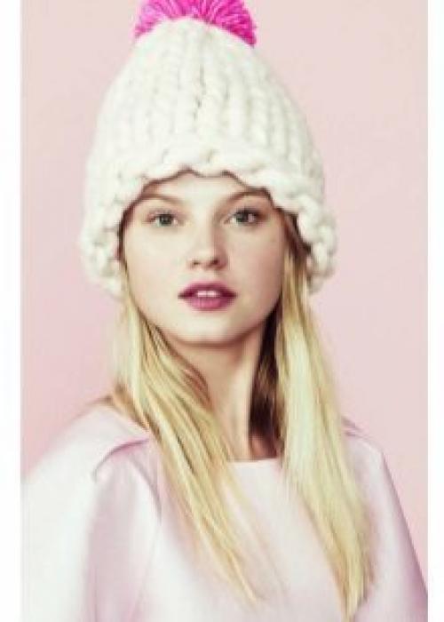 Шапка спицами из толстой пряжи без отворота. Шапка из толстой пряжи