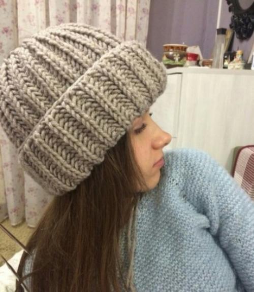 Вяжем красивую шапку спицами. Большая подборка узоров для вязания шапок спицами