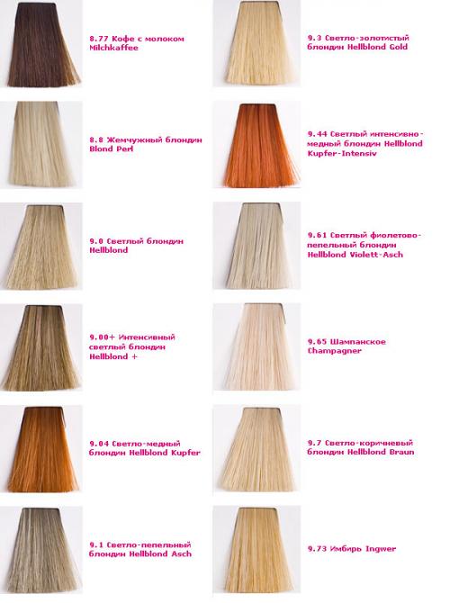 KEEN COLOUR CREAM xxl палитра. Палитра краски для волос Keen (Кин) на фото