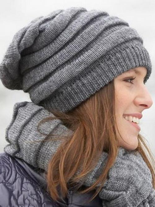 Модные объемные шапки этого сезона. Модели 08