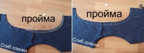 Как уменьшить размер футболки. Ушивание футболки 27
