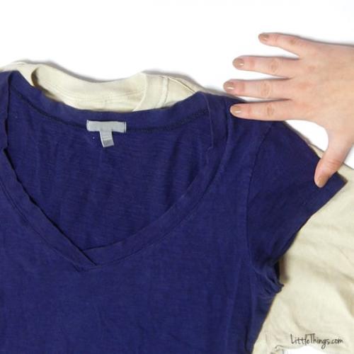 Как подогнать футболку по размеру. Как идеально подогнать большую футболку под свой размер