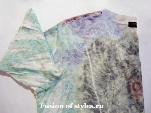 Что делать если футболка длинная. Ремонт одежды. Как обрезать футболку по длине