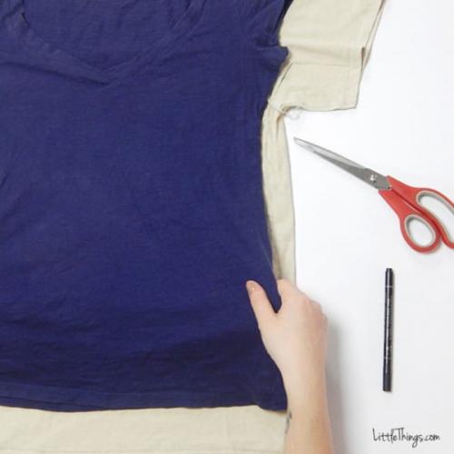 Как подогнать футболку по размеру. Как идеально подогнать большую футболку под свой размер