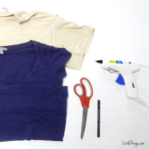 Как подогнать футболку по размеру. Как идеально подогнать большую футболку под свой размер