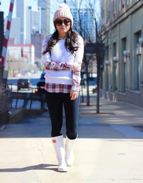 Белые ботфорты носить с чем. Стильные белые сапоги и популярные фасоны