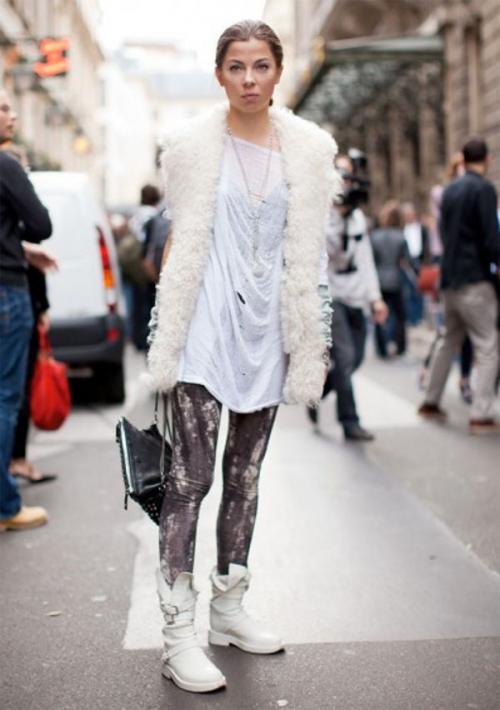 Белые ботфорты носить с чем. Стильные белые сапоги и популярные фасоны