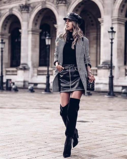 Белые ботфорты носить с чем. Стильные белые сапоги и популярные фасоны 30