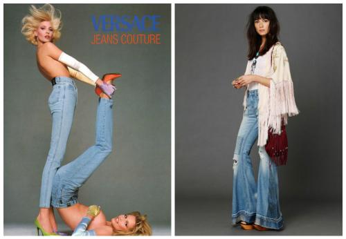 Широкие джинсы с подворотом и завышенной талией: как носить модно и удобно 13