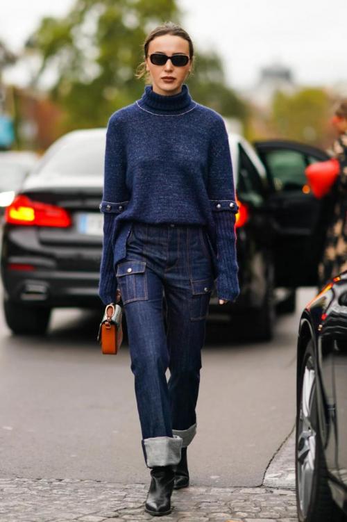 Джинсы женские с подворотами: модная тенденция сезона 33