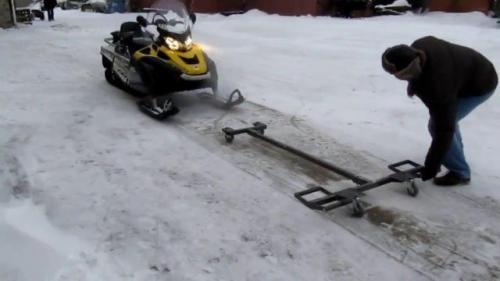 Как правильно измерить длину для подкатов. Как сделать подкаты для снегохода своими руками