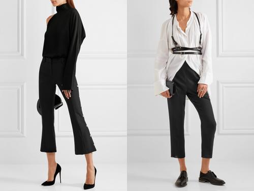 С какой обувью лучше носить укороченные брюки