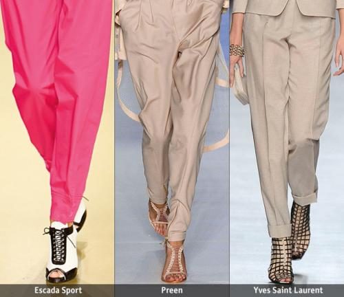 С какой обувью лучше носить укороченные брюки