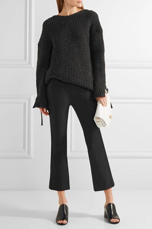 С какой обувью лучше носить укороченные брюки