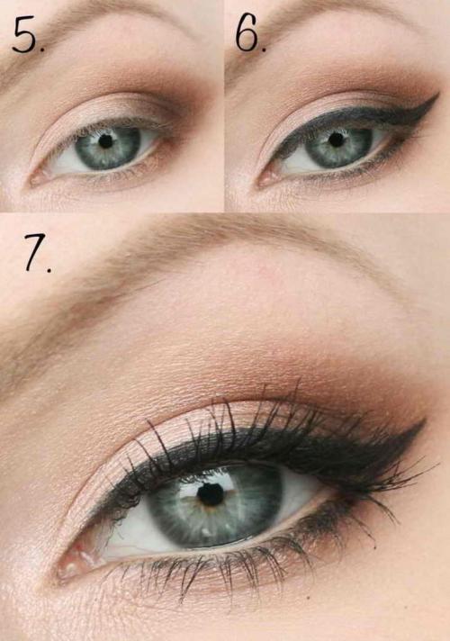 Макияж для голубых глаз самостоятельно. Дневной макияж