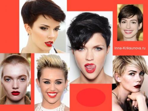 Как сочетать голой вид с короткой прической с разными типами макияжа. Короткая стрижка. Какой макияж к ней подходит